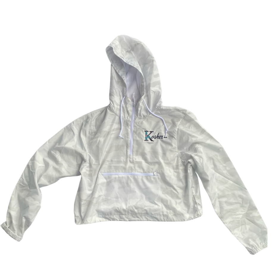 Floral Crop Camo Windbreaker