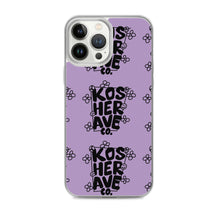 Load image into Gallery viewer, Smell The Flowers Purple iPhone Case
