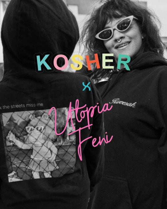 Custom Meme Hoodie – Kosher Ave x Utopia Feni Collab