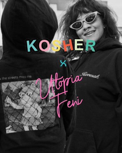 Custom Meme Hoodie – Kosher Ave x Utopia Feni Collab