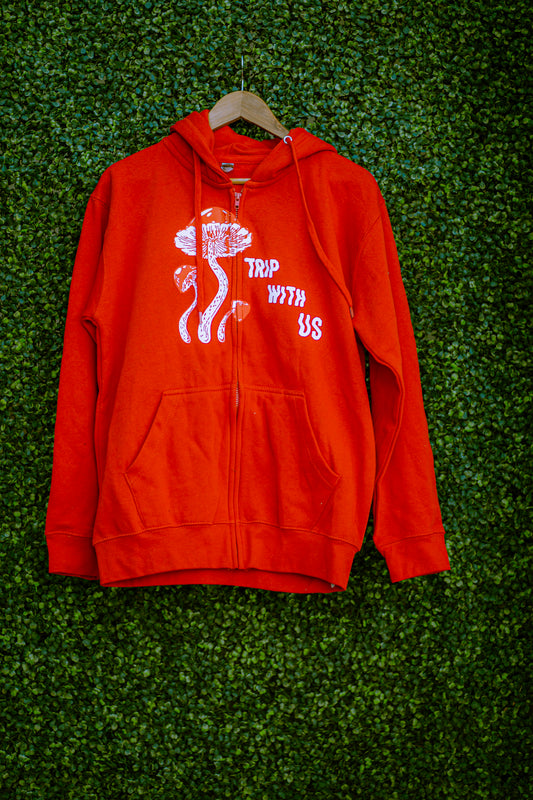 Trip With Us Zip-up Hoodies