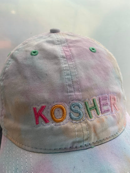 Kosher Pastel Tie Dye Hat