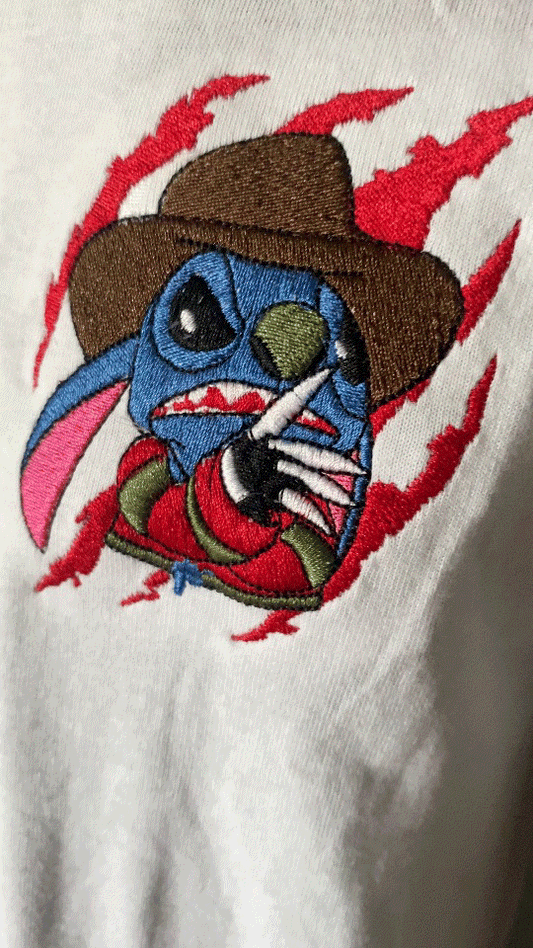 Stitch Freddy Krueger T-Shirts